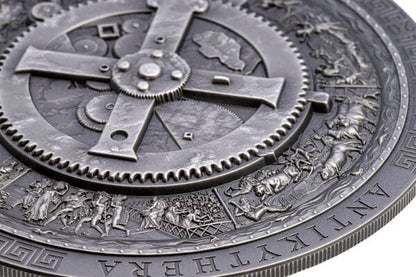 DERNIÈRE Pièce d'argent 20 $ 3 oz « Mécanisme d'Anticythère » – Îles Cook 2023