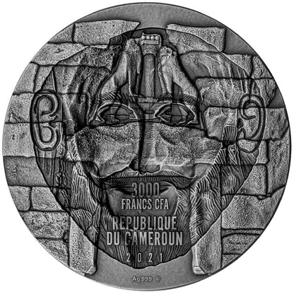 Agamemnon 3 oz Argent 999 Plaqué Or 3000fr 2021