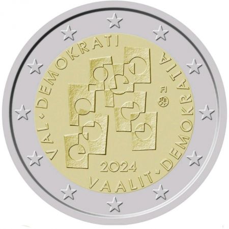 2 euros, Finlande, Élections et démocratie, 2024