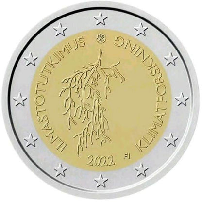 2€, Recherche climatique, Finlande, 2022