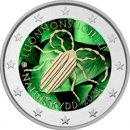 2 Euro Couleur 2023 Climat de la Finlande
