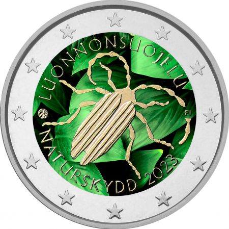 2 Euro Couleur 2023 Climat de la Finlande