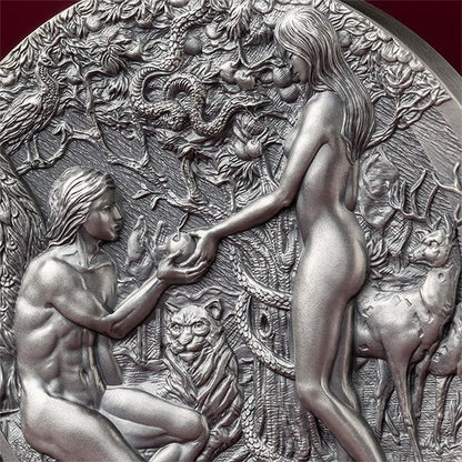 2000FR LE JARDIN D'ÉDEN 2OZ ARGENT 999 CAMEROUN 2023