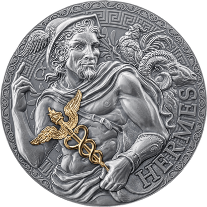 Pièce d'argent 3 oz « Hermès » – Cameroun 2024