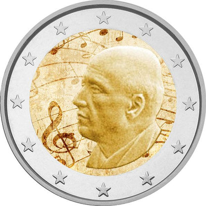 2€ Euro Grèce 2016 – 120 ans de la naissance de D. Mitropoulos, Couleur