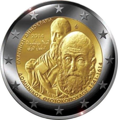 2€ Euro Grèce 2014 – El Greco