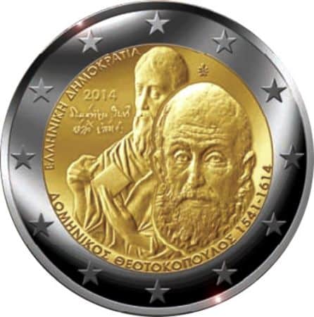 2€ Euro Grèce 2014 – El Greco