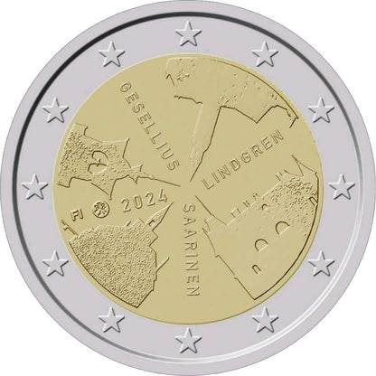 2 euros Finlande Gesellius- Lindgren-Saarinen Architecture finlandaise-2024