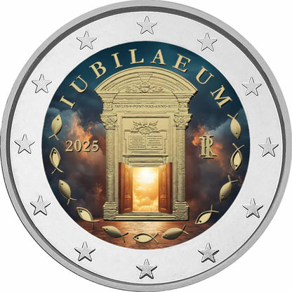 2 euros Italie colorée Année Sainte 2025
