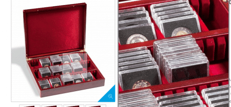 Coffret de collection pour 165 pièces de 165 quadrums ou étuis
