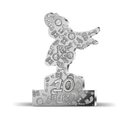 Pièce de 10 € en argent pur 999, Astérix, champion olympique, France 2024
