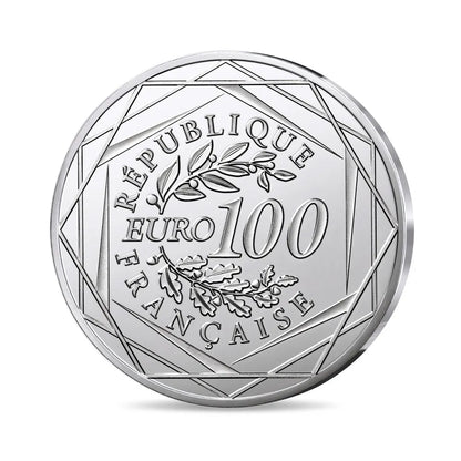 Pièce de 100 euros Les 3 Mousquetaires Argent 900 France 2024