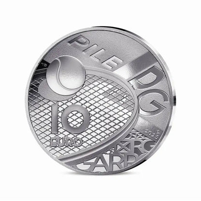 Roland Garros – Pièce de 10 € en argent pur, couleur France 2025