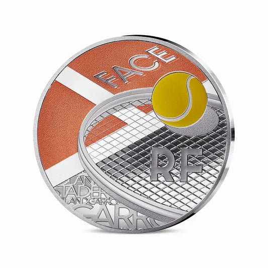 Roland Garros – Pièce de 10 € en argent pur, couleur France 2025