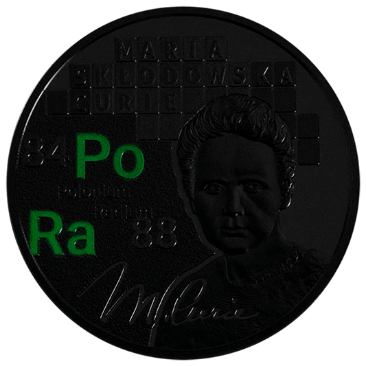 Pièce Nobel MARIE CURIE 1 $ 1 oz Argent 999 Niue 2024