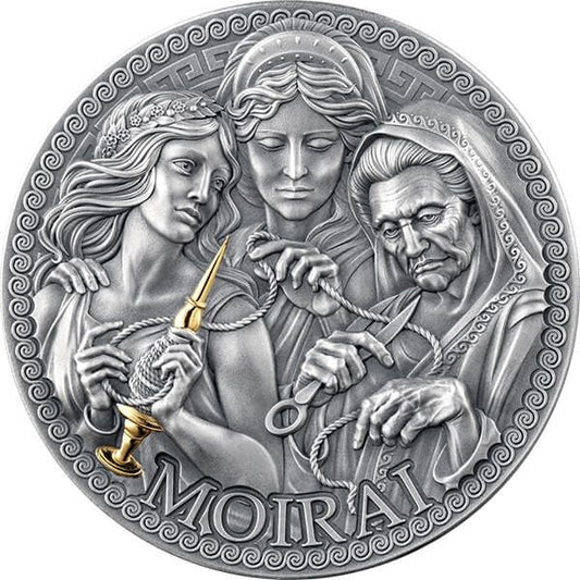 Pièce d'argent 999/1000, 1 oz « Moires » – Cameroun 2025