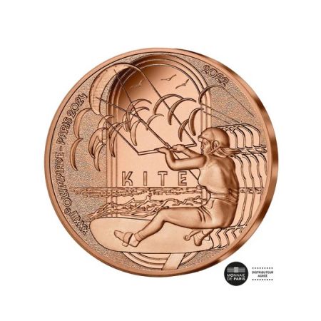 Pièce de 0,25 € – Jeux Olympiques de Paris 2024 – Cuivre