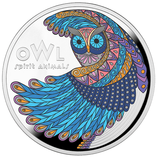 Pièce de 1 $ Hibou Argent 999 Niue 2024
