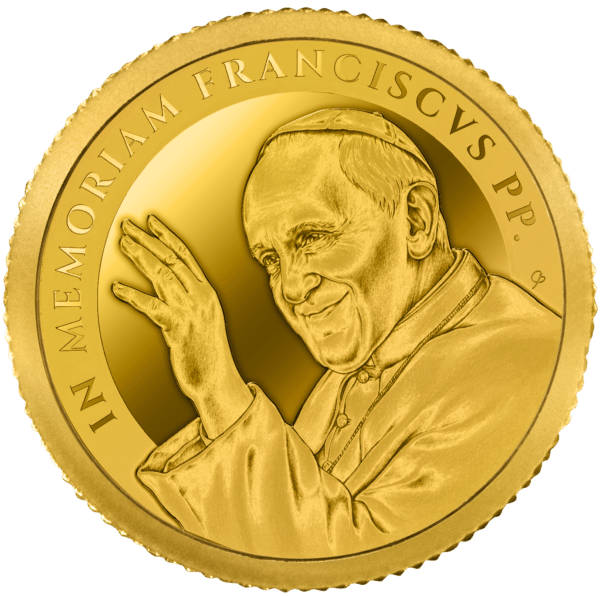 Pape François 0,5 g In Memoriam 24K Samoa 2025