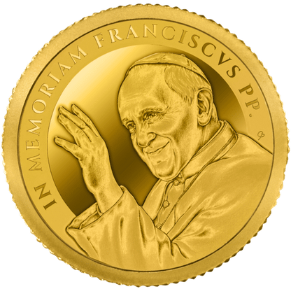Pape François 0,5 g In Memoriam 24K Samoa 2025
