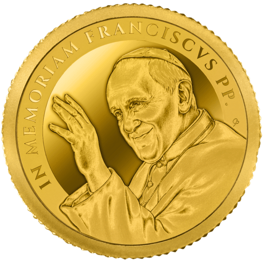 Pape François 0,5 g In Memoriam 24K Samoa 2025