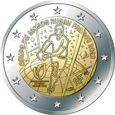 2 euros, Coupe du monde de rugby, France, 2023