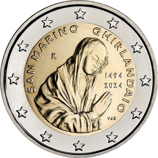 2 euros, Saint-Marin, 530 ans après la mort de Ghirlandaio, 2024