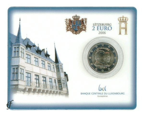2 Euro Luxembourg 2006 Guillaume-blister
