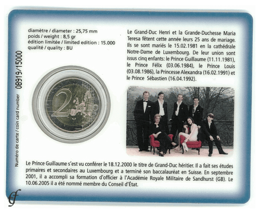 2 Euro Luxembourg 2006 Guillaume-blister