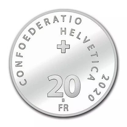 DERNIÈRE ! 🎾 Suisse 2020 – Pièce de 20 francs en argent | Roger Federer