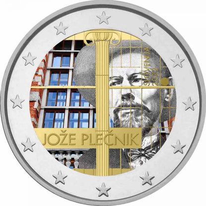 2 euros, La fleur nationale d'Estonie, le bleuet, Estonie, 2024