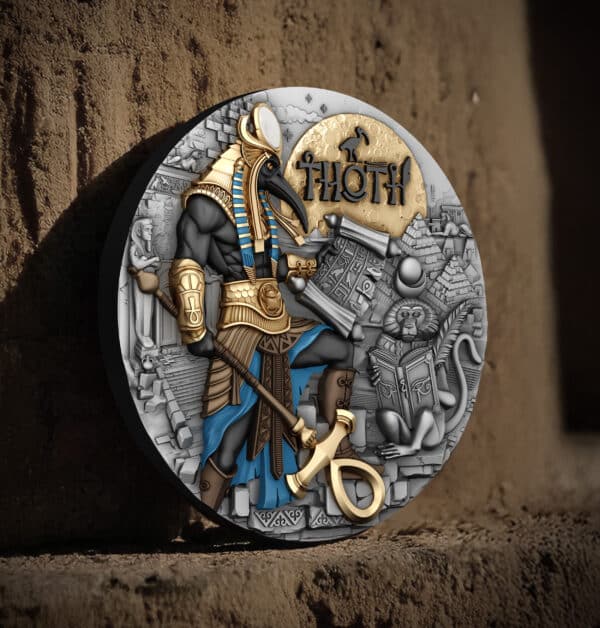 Thot – Échos d'Égypte, le Gardien du Savoir | Niue 2025 | 2 oz d'argent