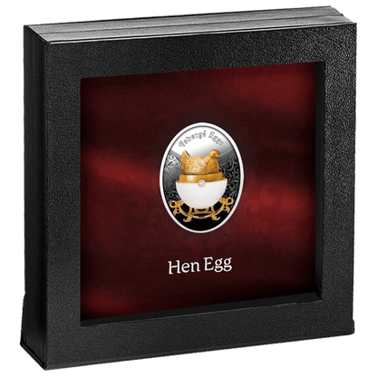 Première pièce de monnaie Fabergé Egg en argent 999, 1 $ Niue 2025
