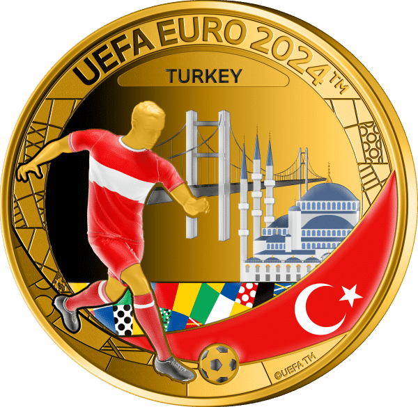 Programme de pièces et médailles commémoratives de l'UEFA EURO 2024TM