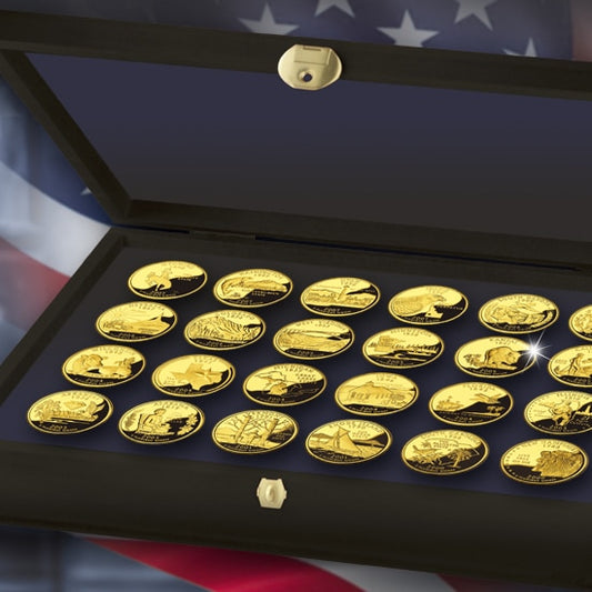 Les 50 pièces de 25 cents en or des États-Unis, 1999-2008