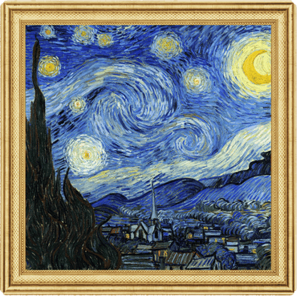 Pièce de 2 $ La Nuit étoilée Vincent Van Gogh 2 oz Argent 999 Niue 2023
