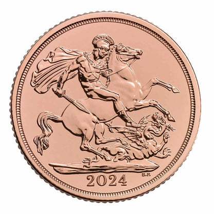 Le Souverain d'Or 2024 Royaume-Uni - Livre d'Or - Charles III