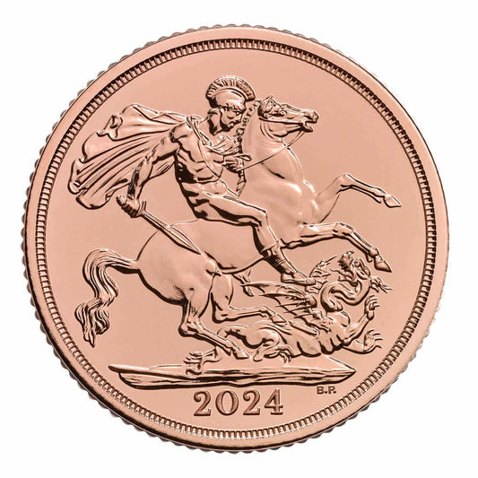 Le Souverain d'Or 2024 Royaume-Uni - Livre d'Or - Charles III