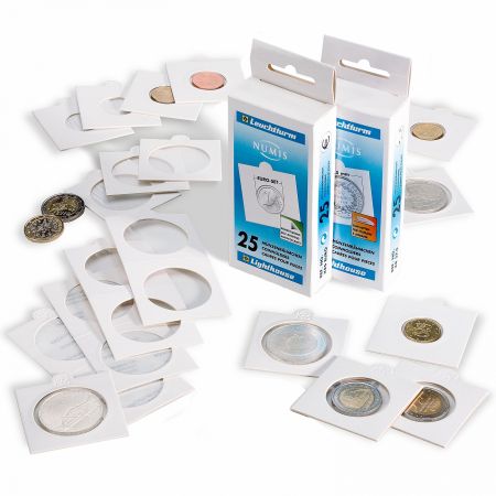 Étuis en papier pour pièces de collection – 100 pièces