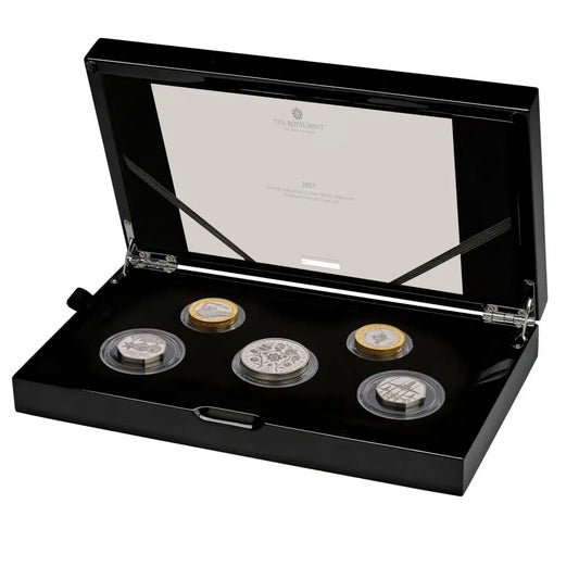Coffret annuel Piedfort de collection, édition limitée à 10 £, Royaume-Uni, 2025. Seulement 300 exemplaires !