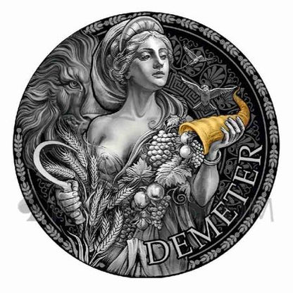 Pièce de 2 oz en argent « Démétrius » – Cameroun 2023