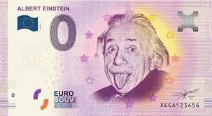 Billet commémoratif de 0 euro – Albert Einstein