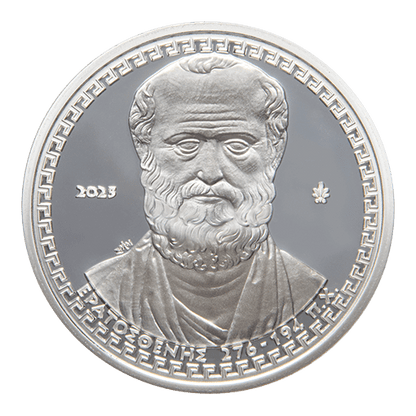 Pièce de collection 10€ Argent Ératosthène Grèce 2025
