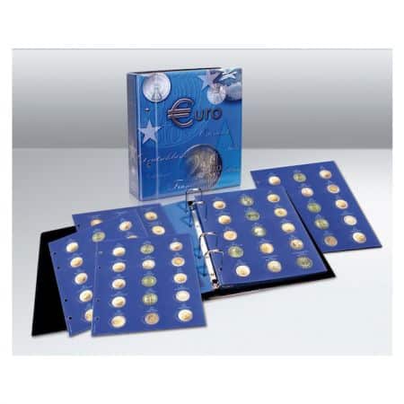 Album pour pièces commémoratives de 2 euros sous capsules