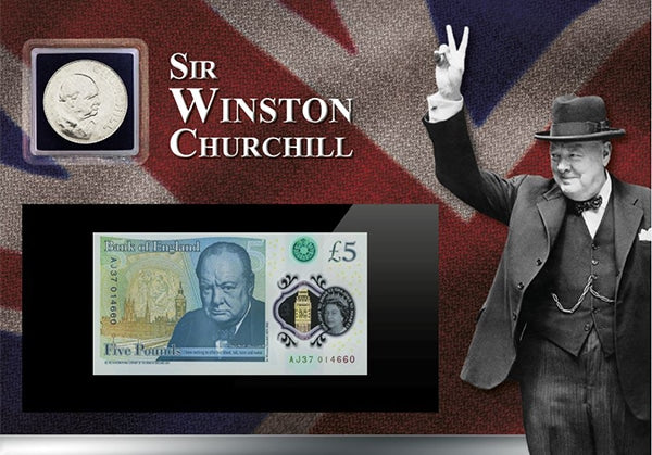 Winston Churchill, pièce et billet commémoratifs !