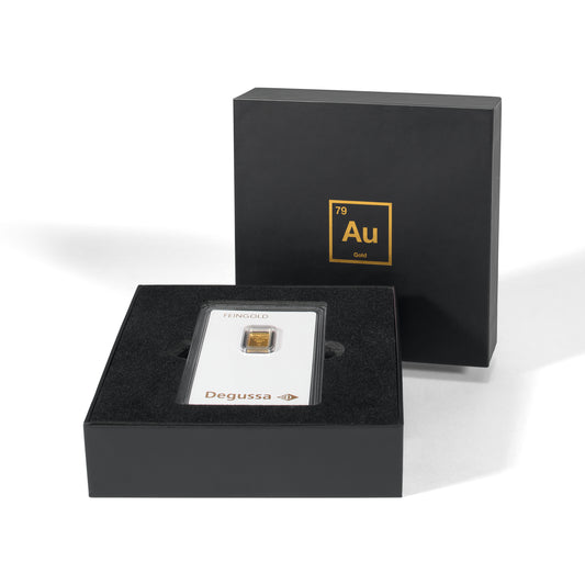Coffret cadeau pour lingot d'or sous blister, Aurum