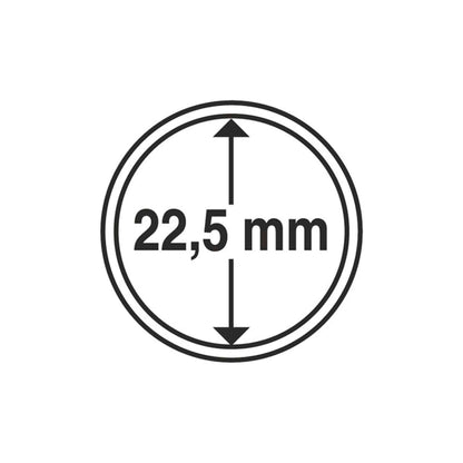 Capsules pour pièces de monnaie Grips 22,5 mm, paquet de 10