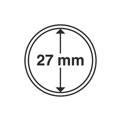 Capsules pour pièces de monnaie Grips 27 mm, paquet de 10