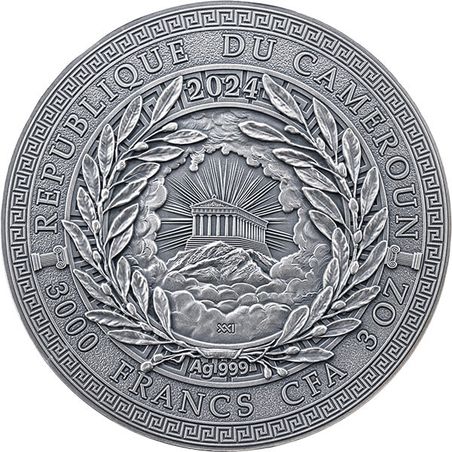 Pièce d'argent 3 oz « Hera » – Cameroun 2024