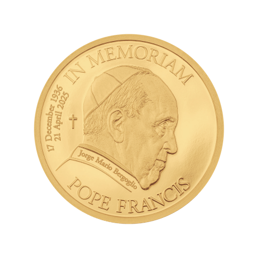 Pape François 0,5 g In Memoriam 24K Îles Cook 2025
